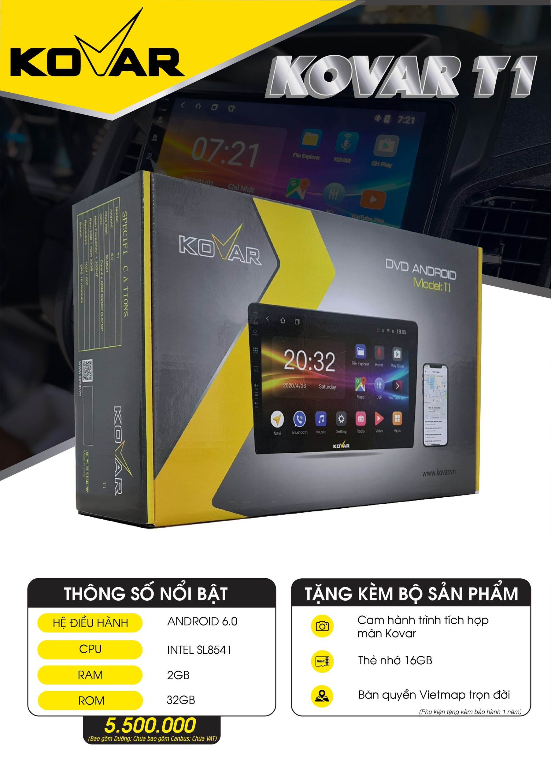 màn hình android cho xe ô tô